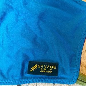 Savage Swim KRISSY Reversible Bikini Top Size Medium